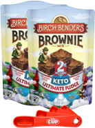 Birch Benders Ultimate Fudge Brownie Mix, 10.8 Oz (Pack Of 2) With By The Cup Swivel Spoons Birch Benders Ultimate Fudge Brownie Mix, 10.8 Oz (Pack Of 2) With By The Cup Swivel Spoons