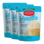 Miss Jones Baking Organic Yellow Cake And Cupcake Mix, Non-Gmo, Vegan-Friendly, Moist And Fluffy: Vanilla (Pack Of 3) Miss Jones Baking Organic Yellow Cake And Cupcake Mix, Non-Gmo, Vegan-Friendly, Moist And Fluffy: Vanilla (Pack Of 3)