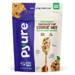 Pyure Chocolate Chip Cookie Mix | Keto Cookies, Sugar Free Cookies, Gluten Free Cookies, Vegan Cookies | 2 Net Carbs Per Cookie | Made With Organic Plant-Based Ingredients | 9 Oz