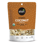 Elan Organic Coconut Smiles, 4.4 Oz, Dried Coconut, Lightly Roasted, Unsweetened Coconut Chips, No Sugar Added, Non-Gmo, Vegan, Gluten-Free, Kosher