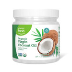 Amazon Fresh, Organic Virgin Coconut Oil, 30 Fl Oz (Previously Happy Belly, Packaging May Vary) Amazon Fresh, Organic Virgin Coconut Oil, 30 Fl Oz (Previously Happy Belly, Packaging May Vary)