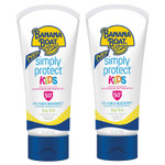 Banana Boat Kids 100% Mineral, Tear-Free, Broad Spectrum Sunscreen Lotion, SPF 50, 6oz, Twin Pack