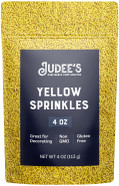 Judee'S Yellow Sprinkles 4 Oz - Gluten-Free And Nut-Free - Brighten Up Your Baked Goods - Great For Cookie And Cake Decoration - Use For Baking And As Dessert And Ice Cream Toppings Judee'S Yellow Sprinkles 4 Oz - Gluten-Free And Nut-Free - Brighten Up Your Baked Goods - Great For Cookie And Cake Decoration - Use For Baking And As Dessert And Ice Cream Toppings