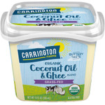 Usda Organic Grass Fed Ghee And Coconut Oil Blend, 12Oz, Compare Our Cost Per Oz And Certified Organic, Carrington Farms Usda Organic Grass Fed Ghee And Coconut Oil Blend, 12Oz, Compare Our Cost Per Oz And Certified Organic, Carrington Farms