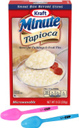 Kraft Minute Tapioca, 8 Oz Box With By The Cup Mood Spoons