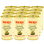 Iberia Spanish Manzanilla Olives Stuffed With Anchovies, 5.25 Oz (Pack Of 12) Iberia Spanish Manzanilla Olives Stuffed With Anchovies, 5.25 Oz (Pack Of 12)
