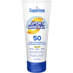 Coppertone SPORT Sunscreen Lotion SPF 50, Zinc Oxide Mineral Sunscreen, Water Resistant Body Sunscreen SPF 50, 5 Fl Oz Tube