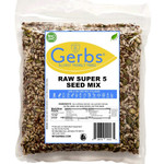 Gerbs Super 5 Seed Snack Mix 14 Oz. Premium Grade | Top 14 Food Allergy Free | Resealable Bulk Bag | Made In Usa | Raw Pumpkin Sunflower Chia Hemp Flax Seed Trail Mix | Gluten Peanut Tree Nut Free Gerbs Super 5 Seed Snack Mix 14 Oz. Premium Grade | Top 14 Food Allergy Free | Resealable Bulk Bag | Made In Usa | Raw Pumpkin Sunflower Chia Hemp Flax Seed Trail Mix | Gluten Peanut Tree Nut Free