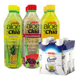 Iberia Aloe Vera Drink With Aloe Pulp And Chia Seeds 16.9 Ounce (Pack Of 6) 2 X Watermelon & Acai, 2 X Mango, 2 X Pineapple + Iberia 100% Natural Coconut Water 11.1 Oz (Pack Of 4) Iberia Aloe Vera Drink With Aloe Pulp And Chia Seeds 16.9 Ounce (Pack Of 6) 2 X Watermelon & Acai, 2 X Mango, 2 X Pineapple + Iberia 100% Natural Coconut Water 11.1 Oz (Pack Of 4)