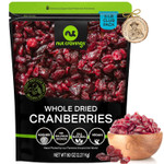 Nut Cravings Dry Fruits - Sun Dried Whole Cranberries, Lightly Sweetened (80Oz - 5 Lb) Packed Fresh In Resealable Bag - Sweet Snack, Healthy Food, All Natural, Vegan, Kosher Certified Nut Cravings Dry Fruits - Sun Dried Whole Cranberries, Lightly Sweetened (80Oz - 5 Lb) Packed Fresh In Resealable Bag - Sweet Snack, Healthy Food, All Natural, Vegan, Kosher Certified