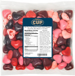 Cherry Lovers Heart Shaped Gourmet Jelly Beans, 10 Oz By The Cup Bulk Bag