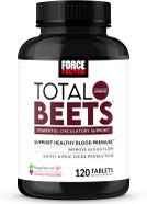 Force Factor Total Beets Blood Pressure Support With Grape Seed Extract And Non Gmo Beet Root Powder For Heart Health, Circulation, & Blood Flow, 120 Count Force Factor Total Beets Blood Pressure Support With Grape Seed Extract And Non Gmo Beet Root Powder For Heart Health, Circulation, & Blood Flow, 120 Count