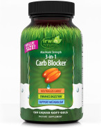 Irwin Naturals Maximum Strength 3-In-1 Carb Blocker - Neutralize Carbohydrates And Support Metabolism - 150 Liquid Softgels Irwin Naturals Maximum Strength 3-In-1 Carb Blocker - Neutralize Carbohydrates And Support Metabolism - 150 Liquid Softgels