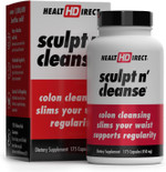 Health Direct Sculpt N' Cleanse - Herbal Colon Cleanse For Digestive Health & Regularity - Natural Detox & Gut Flush Supplement - 100 Veggie Capsules
