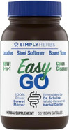 Dr. Schulze'S Easy Go Bowel Mover - Formulated Gentle Laxative, Colon Toner & Stool Softener | 100% Plant Natural Bowel Cleanse - Promotes Regular & Complete Bowel Movements - 50 Count Vegan