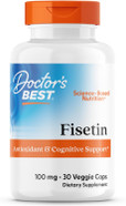 Doctor'S Best Fisetin With Novusetin, Non-Gmo, Vegan, Gluten & Soy Free, 100 Mg, 30 Count Doctor'S Best Fisetin With Novusetin, Non-Gmo, Vegan, Gluten & Soy Free, 100 Mg, 30 Count