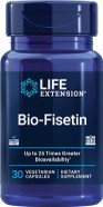 Life Extension Bio-Fisetin, Fisetin, Galactomannans From Fenugreek Seed, Cellular Health, Cognitive Health, Longevity, Gluten-Free, Vegetarian, Non-Gmo, 30 Vegetarian Capsules