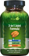 Irwin Naturals 3-In-1 Joint Formula - Powerful Joint Support Supplement With Glucosamine, Chondroitin, Turmeric & Boswellia - 90 Liquid Softgels Irwin Naturals 3-In-1 Joint Formula - Powerful Joint Support Supplement With Glucosamine, Chondroitin, Turmeric & Boswellia - 90 Liquid Softgels