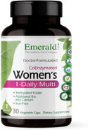 Emerald Labs Women'S 1-Daily Multi - Multivitamin For Women - Includes Calcium, Zinc, Vitamin B & More - Bone & Immune Support Supplement* - Gluten-Free - 30 Vegetable Capsules Emerald Labs Women'S 1-Daily Multi - Multivitamin For Women - Includes Calcium, Zinc, Vitamin B & More - Bone & Immune Support Supplement* - Gluten-Free - 30 Vegetable Capsules