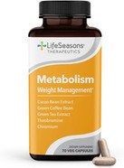 Metabolism - Weight Control Support & Energy Boosting Supplement - Natural Appetite Suppressant - Curbs Cravings - Green Tea, Coffee Bean, Chromium, Cacao & Theobromine - 140 Capsules Metabolism - Weight Control Support & Energy Boosting Supplement - Natural Appetite Suppressant - Curbs Cravings - Green Tea, Coffee Bean, Chromium, Cacao & Theobromine - 140 Capsules