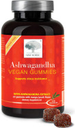 New Nordic Ashwagandha Gummies | 300 Mg Ashwagandha Root Extract | Sugar Free | Adaptogens For Men And Women | Delicious Mango Peach | 60 Gummies