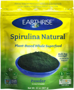 Earthrise Spirulina Natural Powder 16Oz, Natural Premium Spirulina From California- Vegan, Gluten Free, Keto Friendly, Non -Gmo Super Food High In Vitamins & Minerals. (1 Lb)