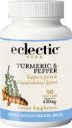 Eclectic Institute Raw Fresh Freeze-Dried Non-Gmo Turmeric And Pepper | 90 Ct (430 Mg) Eclectic Institute Raw Fresh Freeze-Dried Non-Gmo Turmeric And Pepper | 90 Ct (430 Mg)