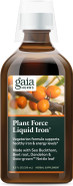Gaia Herbs Plant Force Liquid Iron - Vegetarian Iron Supplement To Help Maintain Healthy Iron & Energy Levels - With Star Anise, Sea Buckthorn, Beet Root, Dandelion & Nettle - 8.5 Fl Oz (25 Servings)
