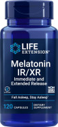 Life Extension Melatonin Ir/Xr 120 Capsules - Immediate & 7 Hour Extended-Release - Night Time Supplement - Supports Staying Asleep - Non-Gmo, Gluten-Free Life Extension Melatonin Ir/Xr 120 Capsules - Immediate & 7 Hour Extended-Release - Night Time Supplement - Supports Staying Asleep - Non-Gmo, Gluten-Free