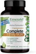 Emerald Labs Complete 1-Daily Multi - Complete Multivitamin For Men & Women With Vitamin C, Methylated Folate, Whole-Food Blend & More For Immune Support, Bone Health & More* - 30 Vegetable Capsules Emerald Labs Complete 1-Daily Multi - Complete Multivitamin For Men & Women With Vitamin C, Methylated Folate, Whole-Food Blend & More For Immune Support, Bone Health & More* - 30 Vegetable Capsules