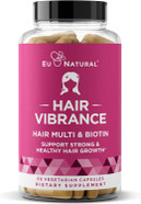 Vibrance Hair Growth Vitamins For Women  Grow Hair Faster, Healthier, And Stronger With Potent Multiblend Of Biotin & Optimsm  Supports Thicker, Shinier Hair & Regrowth  60 Vegetarian Soft Capsules