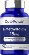 Carlyle L Methylfolate 15Mg | 90 Capsules | Max Potency | Optimized And Activated | Non-Gmo, Gluten Free | Methyl Folate, 5-Mthf | By Opti-Folate
