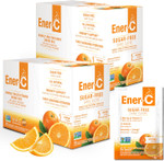 Ener-C Sugar Free Energy Orange Multivitamin Drink Mix Vitamin C 1000Mg & Electrolytes - Natural Immunity Support With Real Fruit Juice Powders Non-Gmo Vegan & Gluten Free - 60 Count