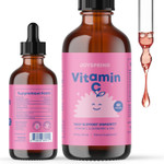Kids Vitamin C Drops, Organic Liquid Vitamin C, Elderberry Extract With Zinc, Childrens Liquid Supplement, Immune Support, High Antioxidant Vitamin C Drops, Sugar-Free - 4 Fl Oz (60 Servings) Kids Vitamin C Drops, Organic Liquid Vitamin C, Elderberry Extract With Zinc, Childrens Liquid Supplement, Immune Support, High Antioxidant Vitamin C Drops, Sugar-Free - 4 Fl Oz (60 Servings)
