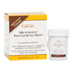 Gigi Microwave Sensitive Tweezeless Wax With Azulene Oil - Non-Strip Facial Hair Remover For Sensitive Skin, 1 Oz