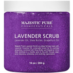 Lavender Oil Body Scrub Exfoliator With Shea Butter And Grapefruit Oil By Majestic Pure - Exfoliate & Moisturize Skin, Fights Acne - 10 Oz Lavender Oil Body Scrub Exfoliator With Shea Butter And Grapefruit Oil By Majestic Pure - Exfoliate & Moisturize Skin, Fights Acne - 10 Oz