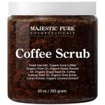 Majestic Pure Arabica Coffee Scrub - All Natural Exfoliating Body Scrub For Skin Care, Stretch Marks, Acne & Cellulite, Reduce The Look Of Spider Veins, Eczema, Age Spots & Varicose Veins - 10 Ounces Majestic Pure Arabica Coffee Scrub - All Natural Exfoliating Body Scrub For Skin Care, Stretch Marks, Acne & Cellulite, Reduce The Look Of Spider Veins, Eczema, Age Spots & Varicose Veins - 10 Ounces