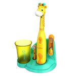 Brusheezã¢Â® Kidsã¢Â Electric Toothbrush Set - Safe & Effective For Ages 3+ - Parent Tested & Approved With Gentle Bristles, 2 Brush Heads, Rinse Cup, 2-Minute Timer, & Storage Base (Jovie The Giraffe)