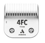 Andis 72620 Ceramicedge Carbon-Infused Steel Pet Clipper Blade, Size-4Fc, 3/8-Inch Cut Length, Stainless Steel