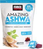 Force Factor Amazing Ashwa For Stress Relief, Memory, Focus, And Immune Support Health, Ashwaganda Supplement With Ksm-66 Ashwagandha For Stress, 60 Soft Chews Force Factor Amazing Ashwa For Stress Relief, Memory, Focus, And Immune Support Health, Ashwaganda Supplement With Ksm-66 Ashwagandha For Stress, 60 Soft Chews