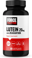 Force Factor Lutein And Zeaxanthin Supplements, Eye Vitamins With Lutein 20Mg, Eye Health Supplements For Adults, Ingredients Backed By Science, Vegan, Gelatin Free, 60 Vegetable Capsules