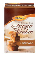Roland Foods Demerara Rough Cut Brown Sugar Cubes, Sugar In The Raw, 35.2 Oz Roland Foods Demerara Rough Cut Brown Sugar Cubes, Sugar In The Raw, 35.2 Oz
