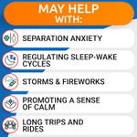 Bark&Spark Advanced Calming Hemp Treats For Dogs - Hemp Oil + Melatonin - Anxiety Relief - Separation Aid - Stress Relief During Fireworks, Storms, Thunder - Aggressive Behavior, Barking - 180 Chews Bark&Spark Advanced Calming Hemp Treats For Dogs - Hemp Oil + Melatonin - Anxiety Relief - Separation Aid - Stress Relief During Fireworks, Storms, Thunder - Aggressive Behavior, Barking - 180 Chews