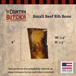 The Country Butcher 4" Beef Rib Dog Bones For Small And Medium Breed Dogs, Natural, Tough, Dental Treat, Chew Toy, Made In The Usa, 12 Count Soft To Moderate Chewers The Country Butcher 4" Beef Rib Dog Bones For Small And Medium Breed Dogs, Natural, Tough, Dental Treat, Chew Toy, Made In The Usa, 12 Count Soft To Moderate Chewers