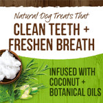 Merrick Fresh Kisses Natural Dental Chews Infused With Coconut And Botanical Oils For Tiny Dogs 5-15 Lbs - 106 Ct. Box Merrick Fresh Kisses Natural Dental Chews Infused With Coconut And Botanical Oils For Tiny Dogs 5-15 Lbs - 106 Ct. Box