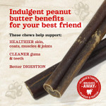 Natural Farm Peanut Butter Flavor Collagen Sticks For Dogs (12 Inch, 5 Pack), Long-Lasting Beef Collagen Sticks, Rawhide Alternative Chews With Chondroitin & Glucosamine, Low-Fat Dental Treats Natural Farm Peanut Butter Flavor Collagen Sticks For Dogs (12 Inch, 5 Pack), Long-Lasting Beef Collagen Sticks, Rawhide Alternative Chews With Chondroitin & Glucosamine, Low-Fat Dental Treats