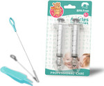 Nasal Syringe For Baby White - 2Pcs - Safe Silicon Baby Nasal Aspirator Qucik Syringe Nose Cleaner Rinsing Tool For Baby/Infant/Kid