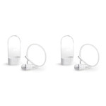 Munchkinã¢Â® Clear Nose Baby Nasal Aspirator, White, 5 Piece Set (Pack Of 2)