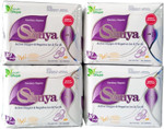 Shuya Ultral Thin Feminine Care Pads For Women Regular Length With Wings, Patented Active Oxygen And Anion Sanitary Pads, High Absorbency, Size 245Mm,Scented 40Count (Pack Of 4)