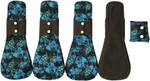 Mumbaby 5Pcs 14 Inch Overnight Charcoal Bamboo Mama Cloth/ Menstrual Pads/ Reusable Sanitary Pads (Blue Turtles, X-Large) Mumbaby 5Pcs 14 Inch Overnight Charcoal Bamboo Mama Cloth/ Menstrual Pads/ Reusable Sanitary Pads (Blue Turtles, X-Large)